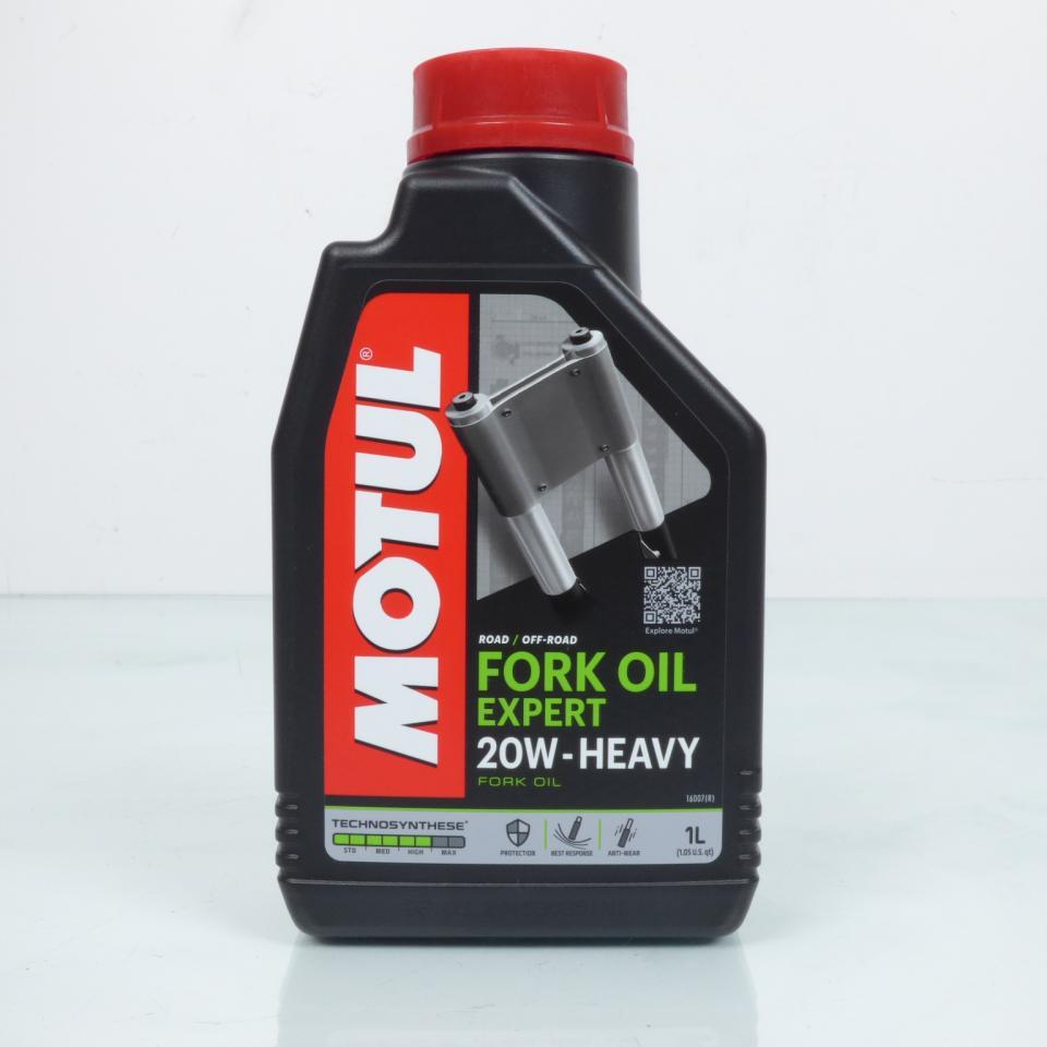 Huile de fourche Motul Fork Oil Expert Heavy SAE 20W Technosynthese en 1L Neuf