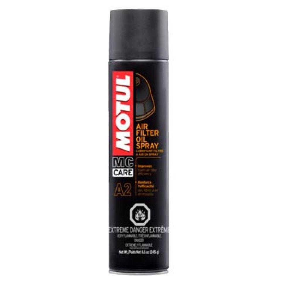 Netoyant filtre air MOTUL Air Filter Oil pour moto quad Spray 400ml Neuf