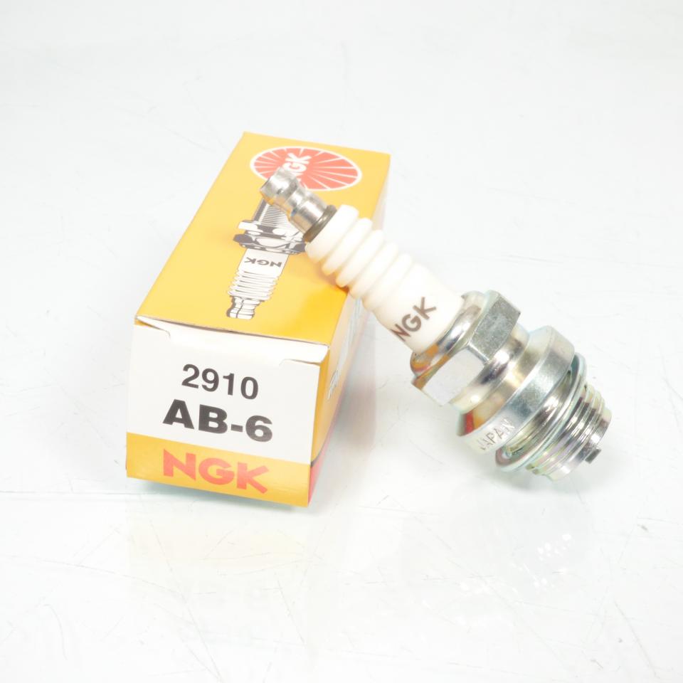Bougie d'allumage NGK pour moto AB-6 / 2910 / Par 10 Neuf