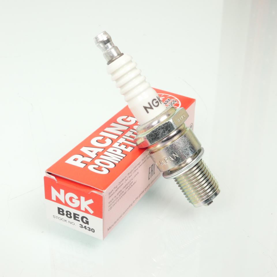 Bougie d'allumage NGK pour moto Fantic 80 Enduro Après 1995 B8EG / 3430 / Par 4 Neuf