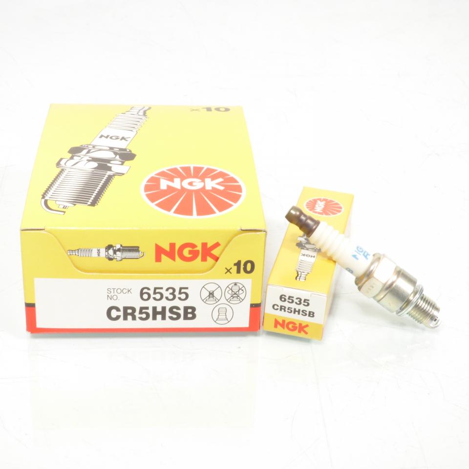 Bougie d'allumage NGK pour moto CR5HSB / 6535 / Par 10 Neuf