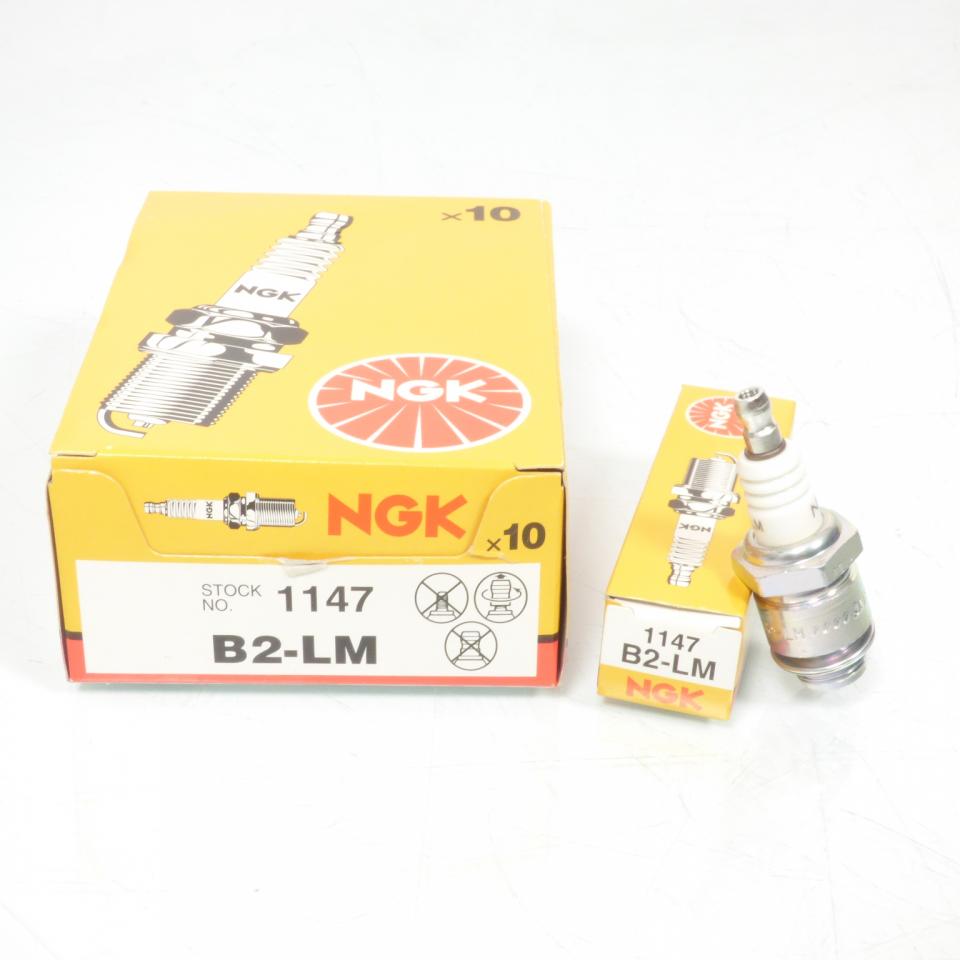 Bougie d'allumage NGK pour moto B2-LM / 1147 / Par 10 Neuf