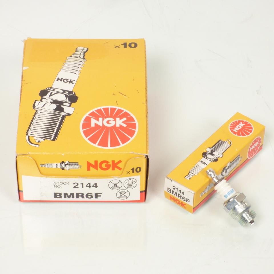Boite de 10 bougies d'allumage BMR6F / 2144 pour motoculture tronçonneuse