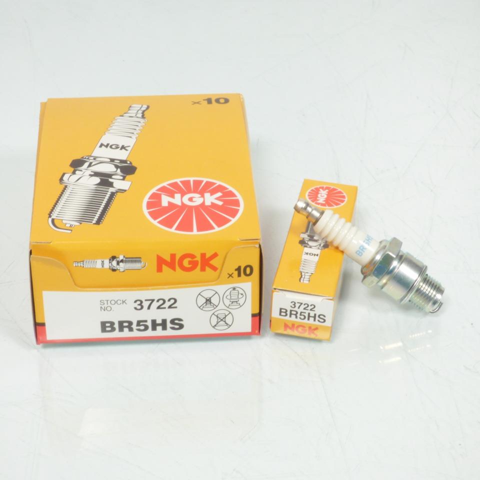 Bougie d'allumage NGK pour mobylette Sachs 50 PRIMA 2 Après 1996 BR5HS / Par 10 Neuf
