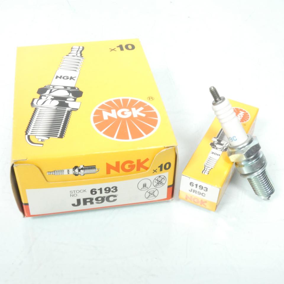 Bougie d'allumage NGK pour Moto Suzuki 750 Gsx F 1989 à 1997 JR9C / 6193 / Par 10 Neuf
