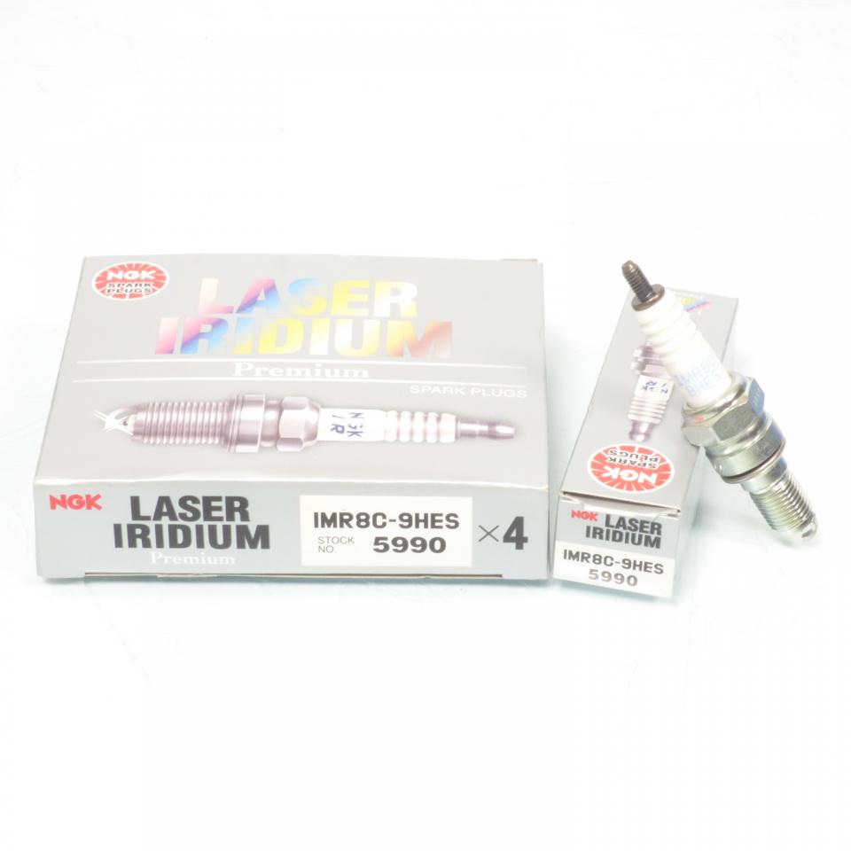 Bougie d'allumage NGK pour Moto Honda 1000 Cbf F 2010 à 2016 IMR8C-9HES / 5990 / Par 4 Neuf