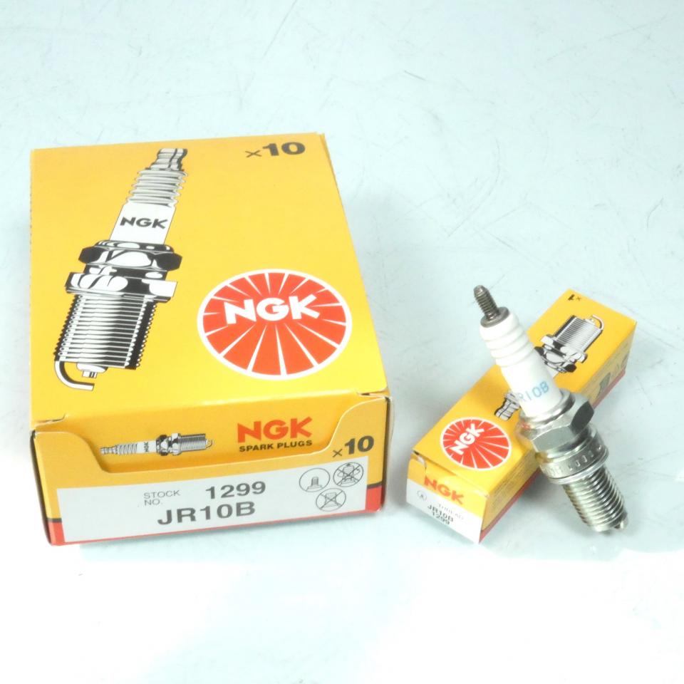 Bougie d'allumage NGK pour moto JR10B / 1299 / Par 10 Neuf