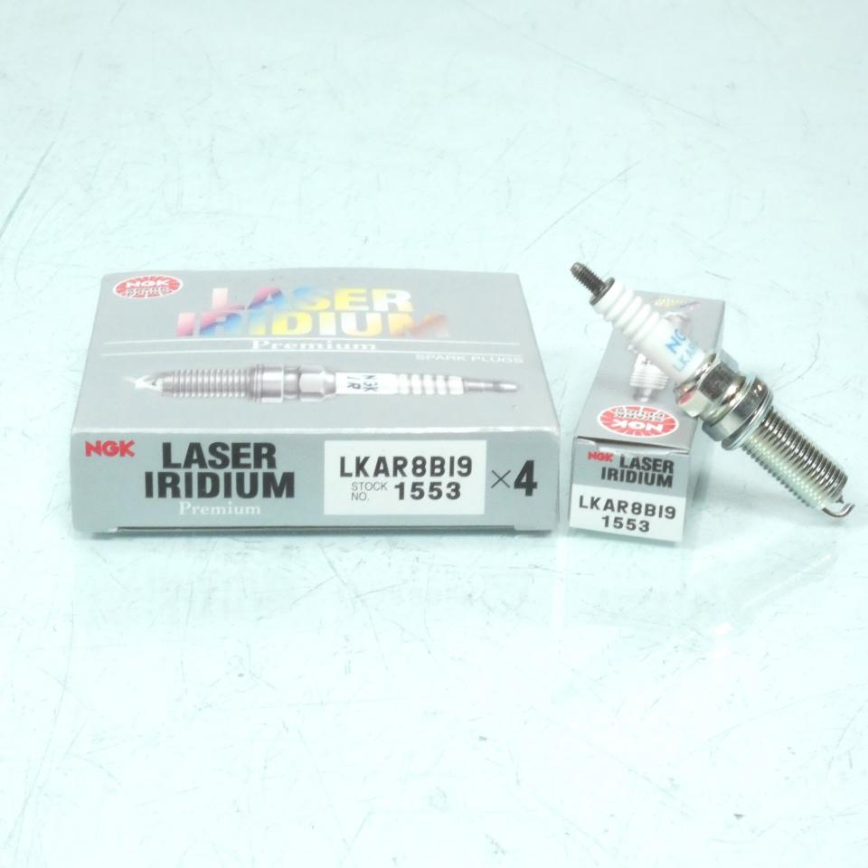 Bougie d'allumage NGK pour Moto Husaberg 390 FE 2010 à 2012 LKAR8BI9 / 1553 / Par 4 Neuf