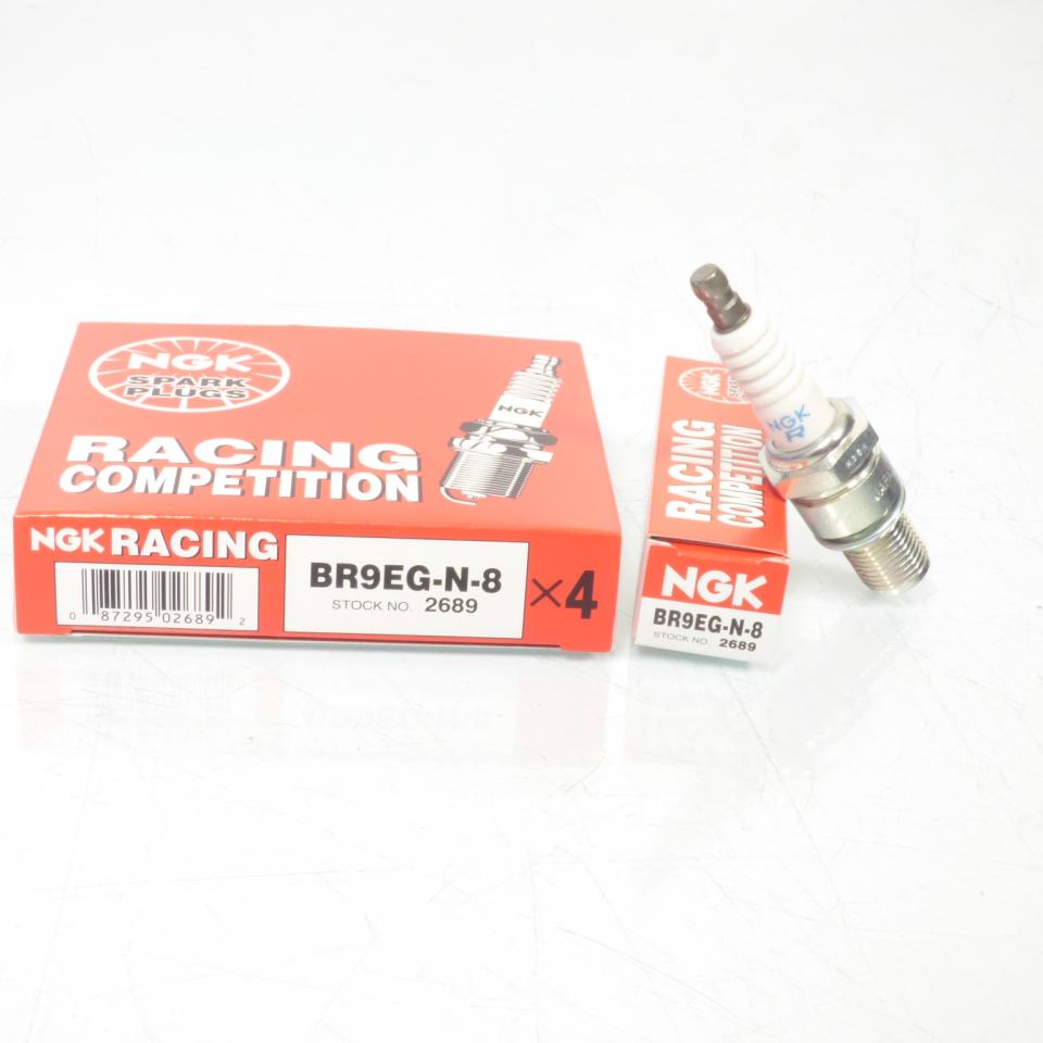 Bougie d'allumage NGK pour moto Honda 250 CR RK5 BR9EG-N-8 / 2689 / Par 4 Neuf