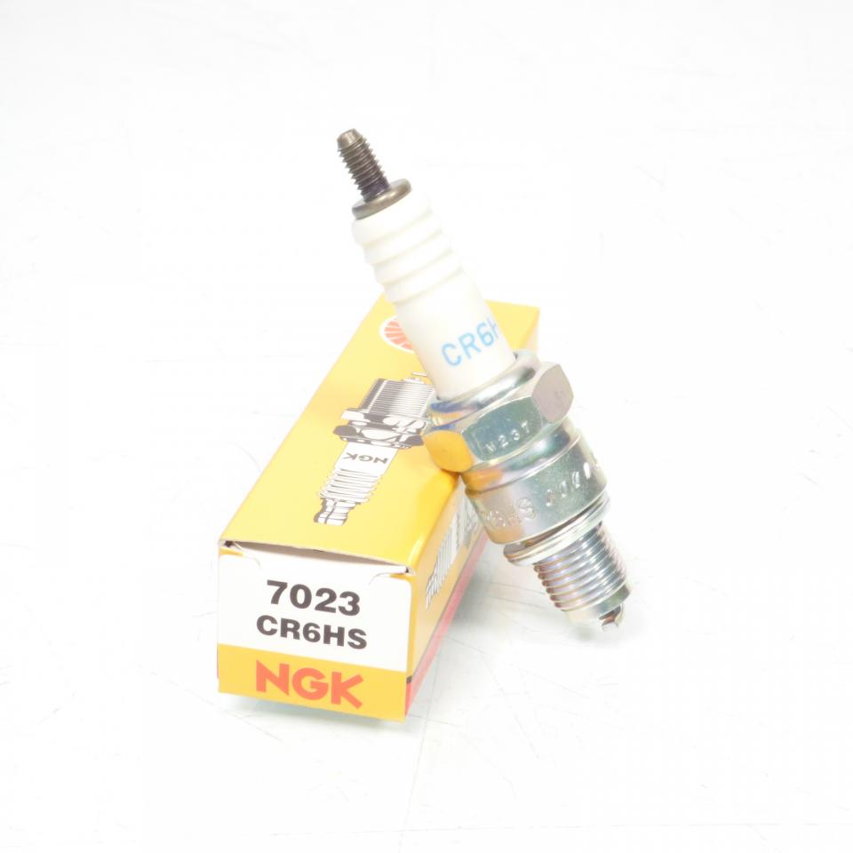 Bougie d'allumage NGK pour moto Yamaha 250 Xv Sp Virago 1995 à 2002 CR6HS Par 10 Neuf