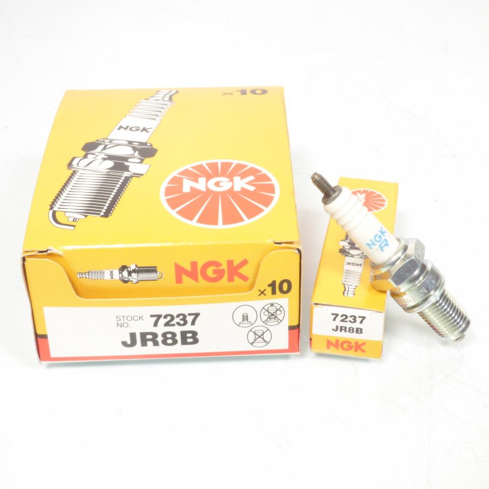 Bougie d'allumage NGK pour Moto Suzuki 1200 GSX Inazuma 1999 à 2000 JR8B / 7237 / Par 10 Neuf