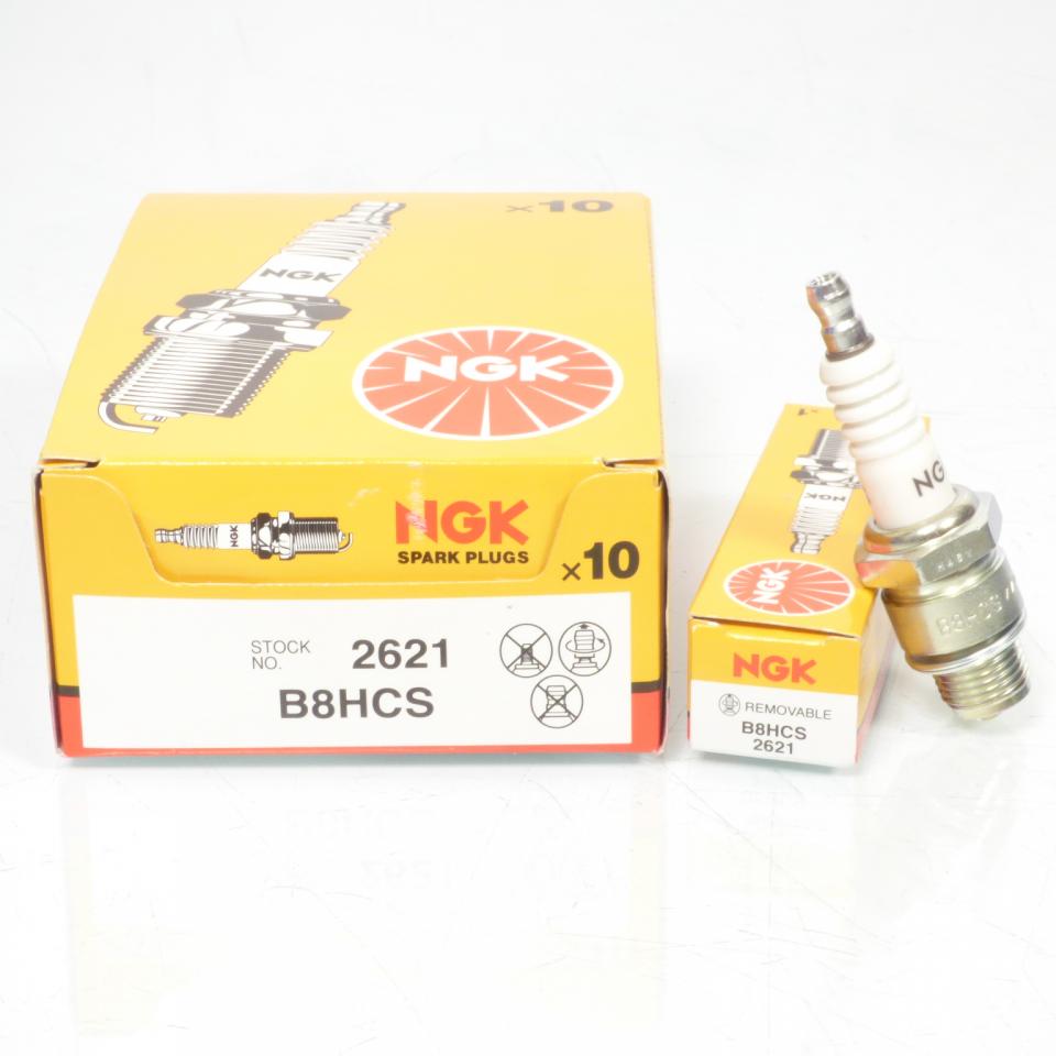 Bougie d'allumage NGK pour moto Suzuki 350 T 2T Après 1971 B8HCS Par 10 Neuf