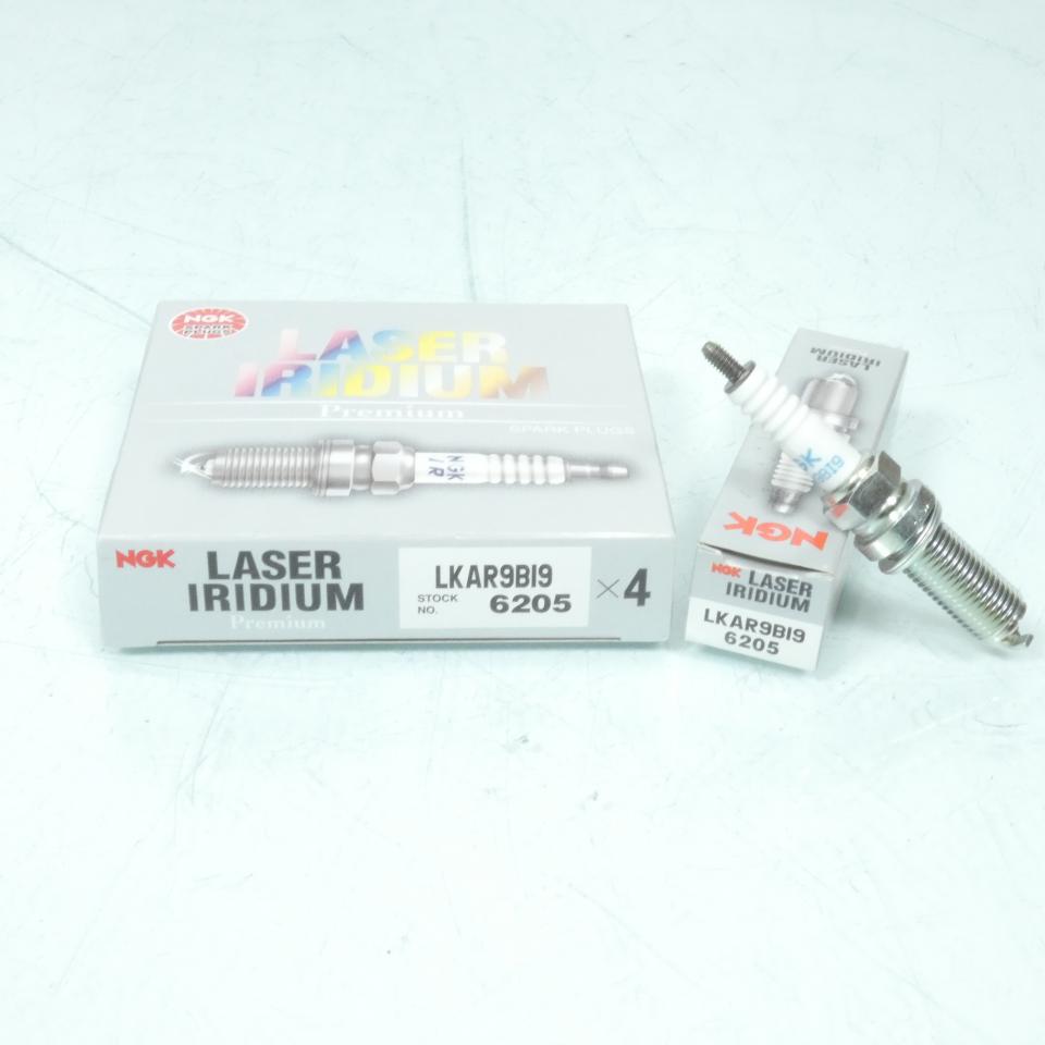 Bougie d'allumage NGK pour Moto Husaberg 390 FE 2010 à 2012 LKAR9BI9 / 6205 / Par 4 Neuf