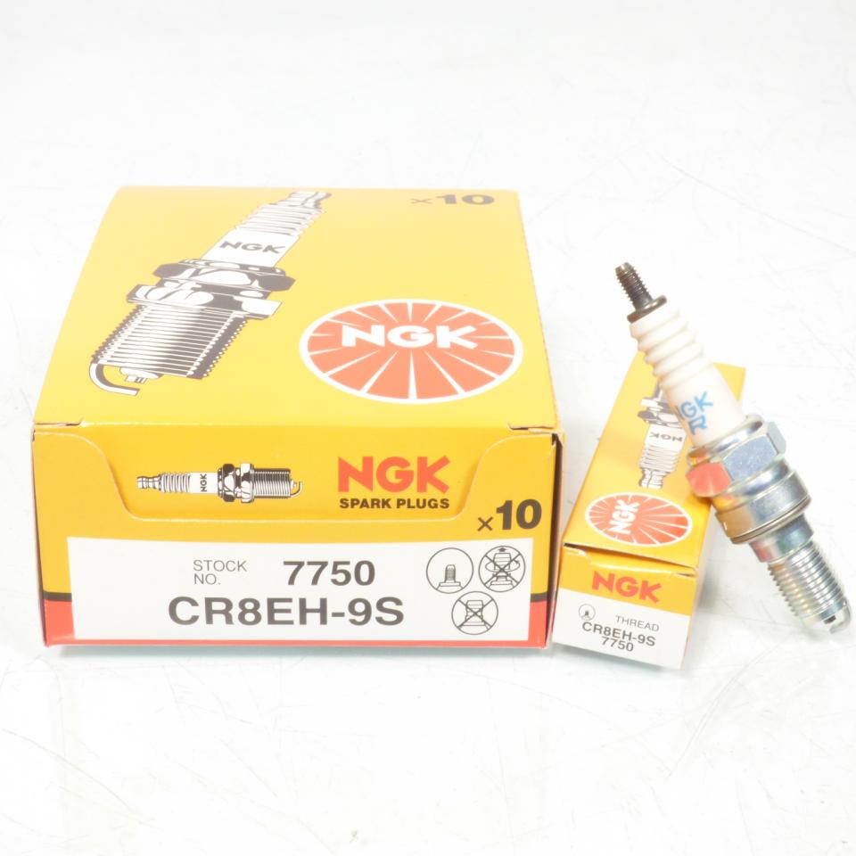 Bougie d'allumage NGK pour moto Daelim 125 Vl Daystar 2000 à 2014 CR8EH-9S Par 10 Neuf