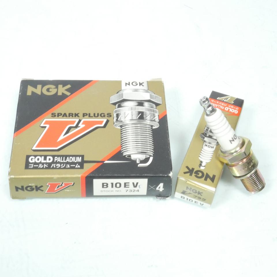 Bougie d'allumage NGK pour moto B10EV / 7324 par 4 Neuf