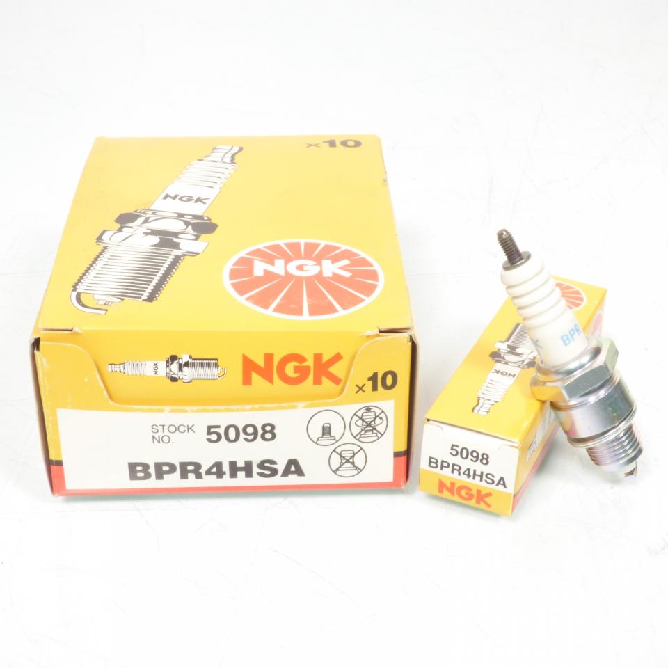 Bougie d'allumage NGK pour Moto Honda 450 Cb Sg Sj 1986 à 1992 BPR4HSA Neuf