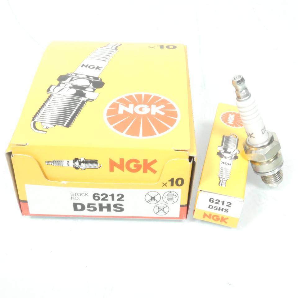 Bougie d'allumage NGK pour moto D5HS / 6212 Neuf