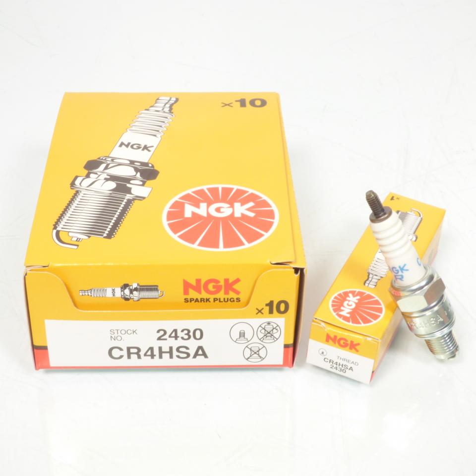 Bougie d'allumage NGK pour moto CR4HSA / 2430 Neuf