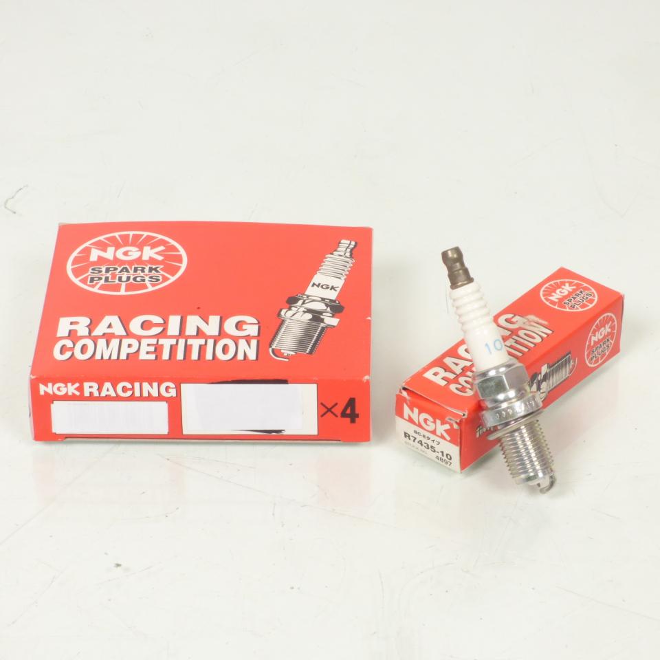 Bougie d'allumage NGK pour moto Husqvarna 125 WRE COMPÉTITION Après 1998 R7435-10  Neuf