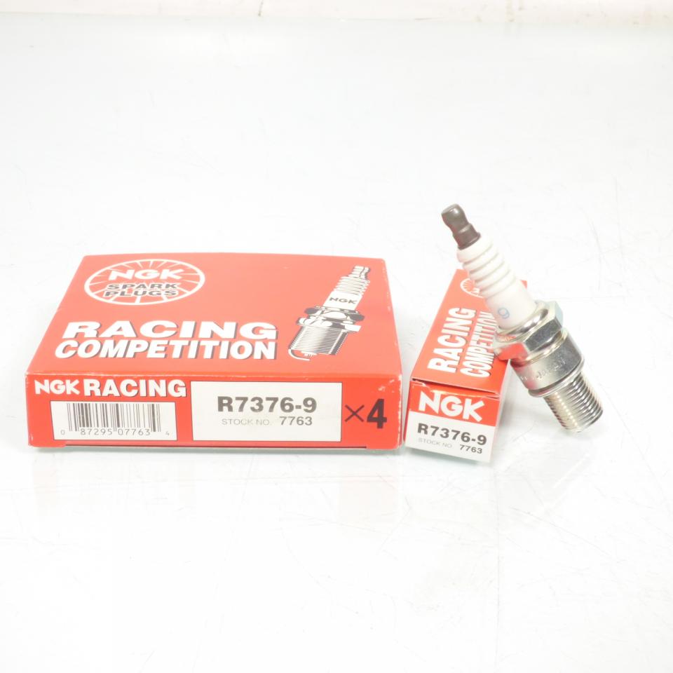 Bougie d'allumage NGK pour moto R7376-9 / 7763 / Par 4 Neuf