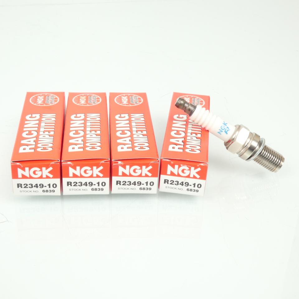 Bougie d'allumage NGK pour moto Ducati 916 SPS FOGARTY REPLICA Après 1994 R2349-10 / 6839 / Par 4 Neuf