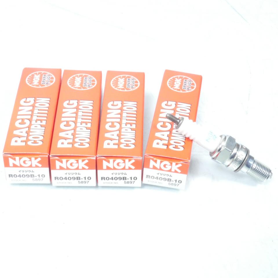 Bougie d'allumage NGK pour moto R0409B-10 / 5897 Neuf