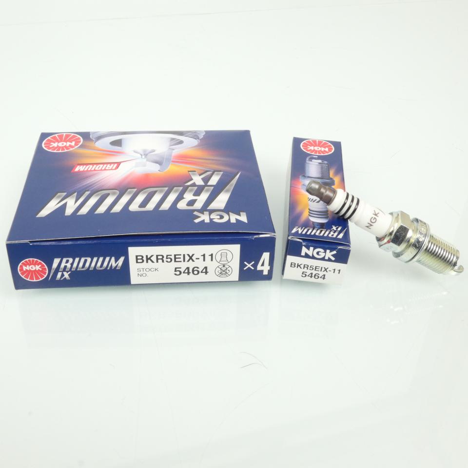 Bougie d'allumage NGK pour moto BKR5EIX-11 / 5464 / Par 4 Neuf