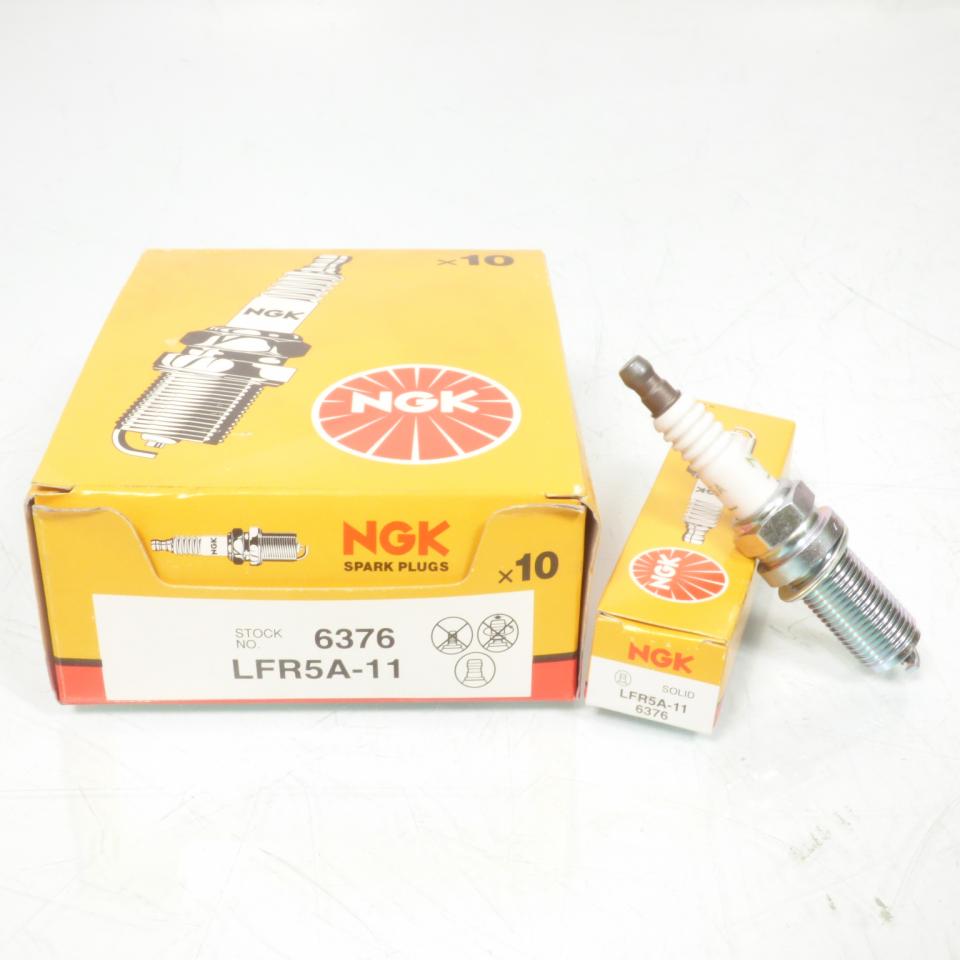Bougie d'allumage NGK pour moto LFR5A-11 / 6376 / Par 10 Neuf