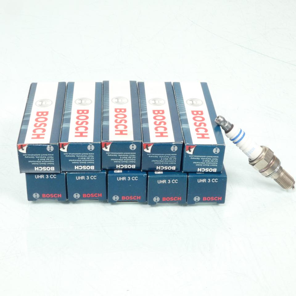 Bougie d'allumage Bosch pour Moto Hyosung 125 Gf Speed 1999 à 2003 Neuf