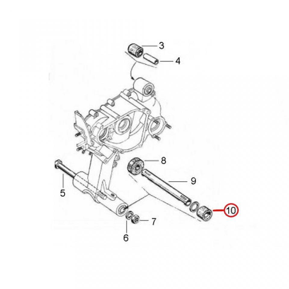 Support moteur RMS pour scooter Piaggio 150 Vespa PX 1978-2017 059588 / côté droit Neuf