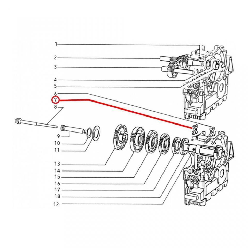 Boite vitesse RMS pour auto Piaggio 420 Ape Car Max Diesel 1986 à 1996 1681046