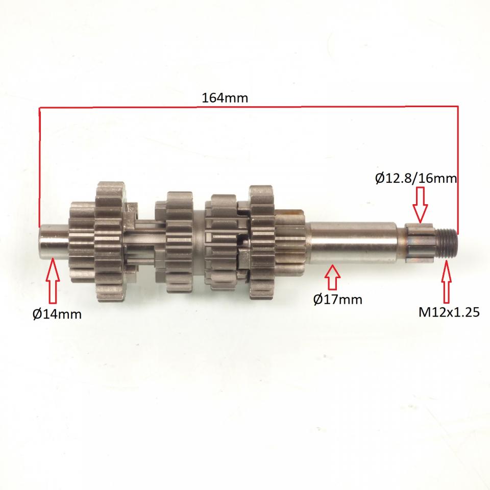 Boite de vitesse P2R pour Moto Masai 50 SM Avant 2020 Neuf