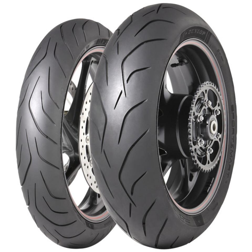 Pneu 120-70-17 Dunlop pour Moto Triumph 675 Street Triple Rx 2015 à 2017 AV Neuf