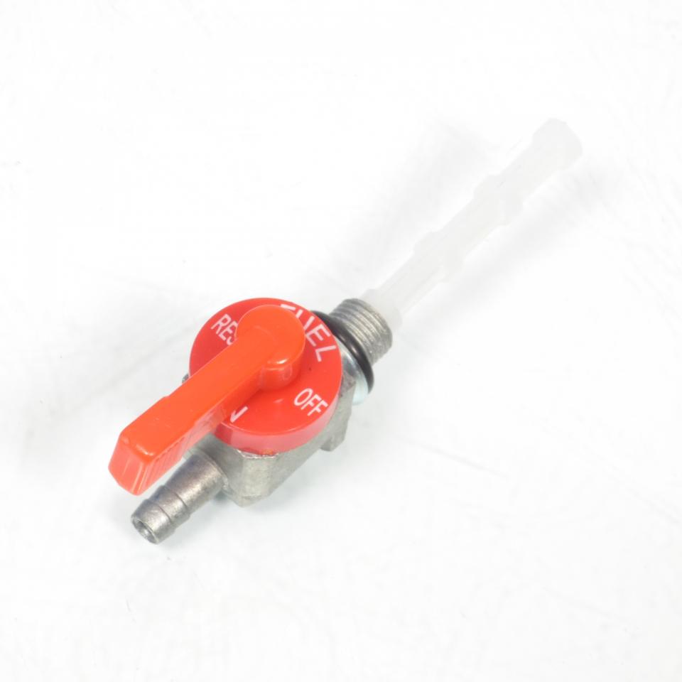 Robinet de réservoir à essence OMG pour mobylette Peugeot 103 M10x1.00 Ø6mm Neuf