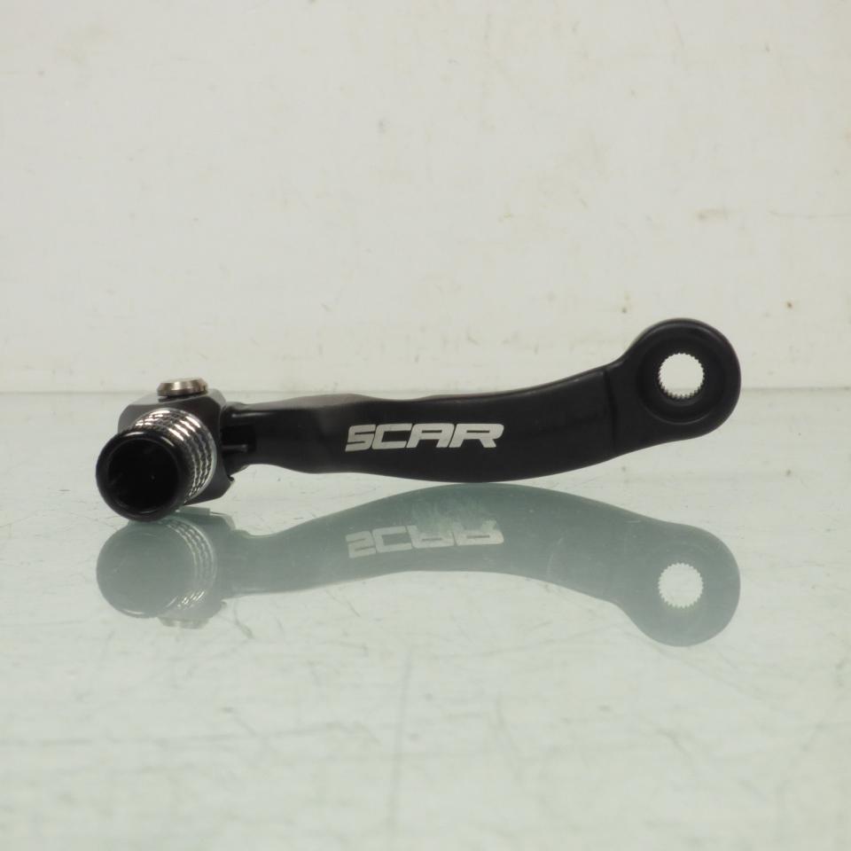 Sélecteur de vitesse Scar pour moto KTM 125 SX 2021 à 2025 GSL515BK / alu noir