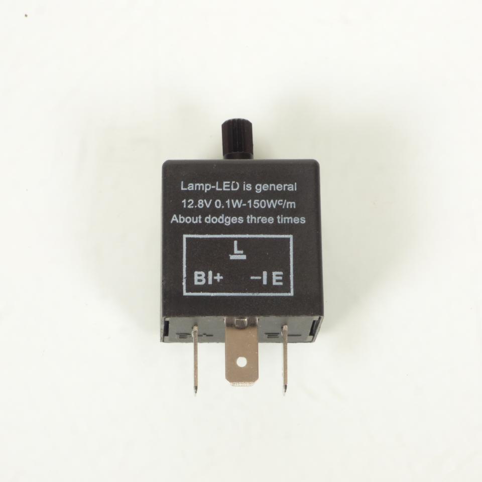 Centrale clignotante LED 12V universel 3 cosses réglable pour moto TAAC RU3P