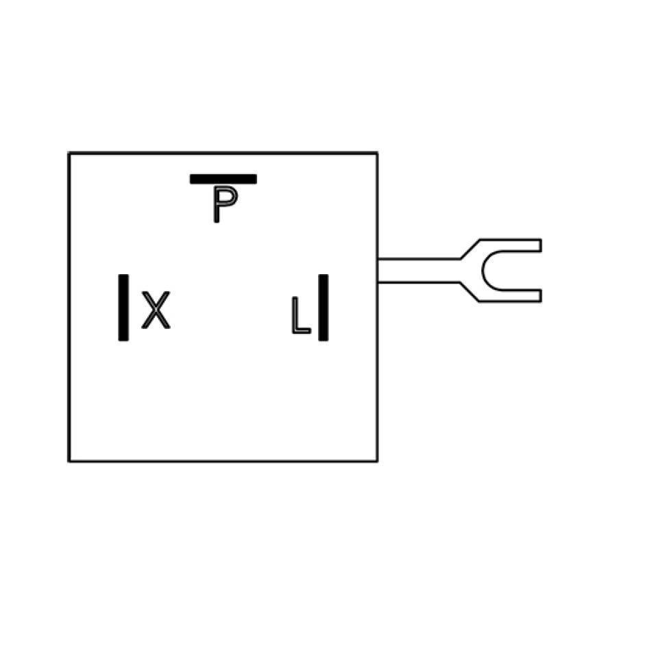 Centrale clignotante 3 cosses pour LED ou ampoule 0.1A à 25A EF33L scooter moto
