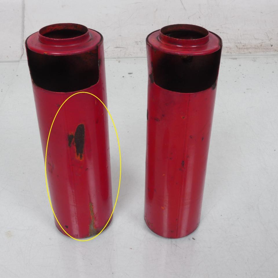 paire de carénage rouge protection de fourche origine pour moto Honda 125 CB K3