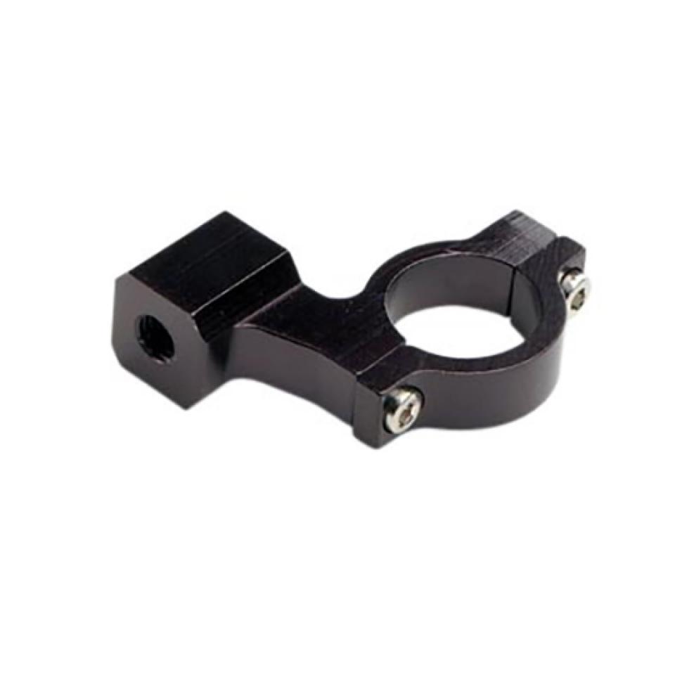 Collier support de rétroviseur Tun'R pour moto scooter alu noir M8 pas 125 standard