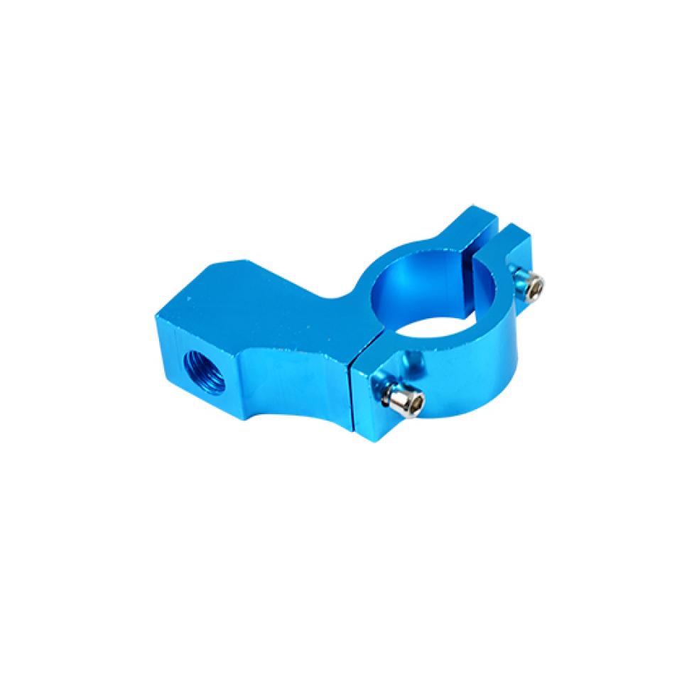 Collier support de rétroviseur Tun'R pour moto scooter alu bleu M10 pas 125 standard