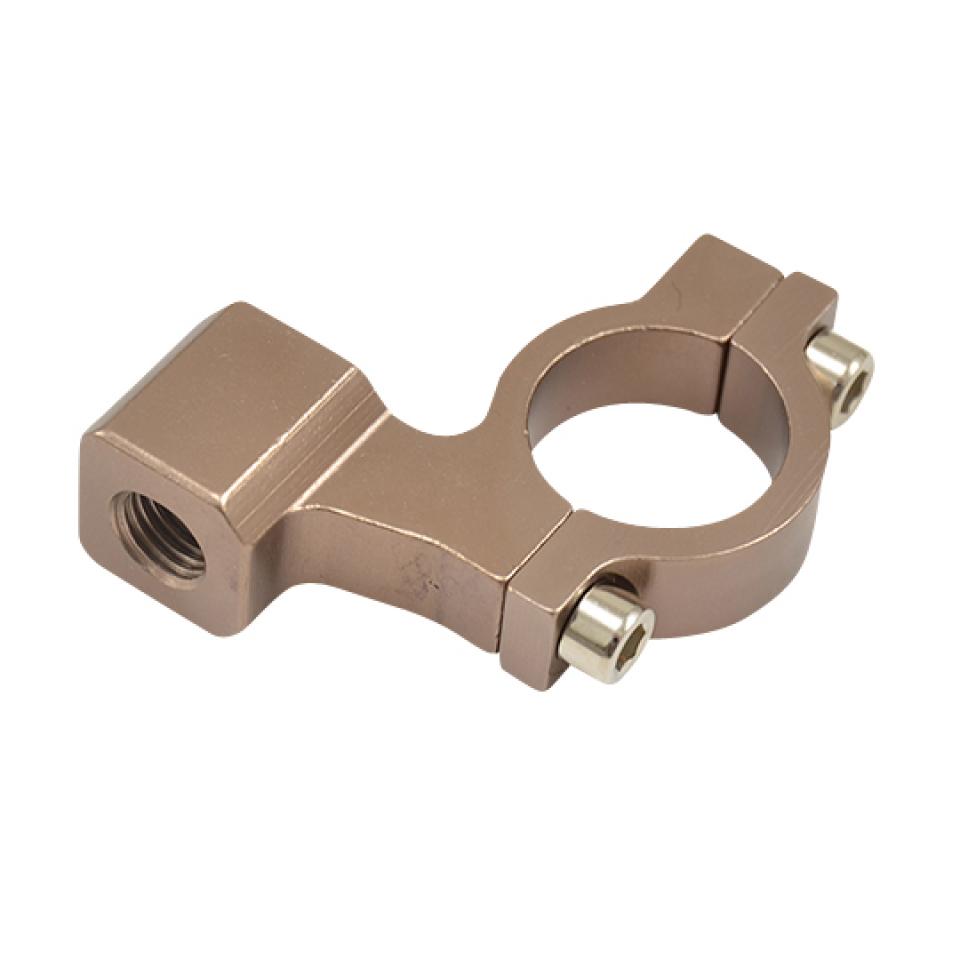 Collier support rétroviseur Tun'R pour moto scooter alu titane M10 pas 125 standard