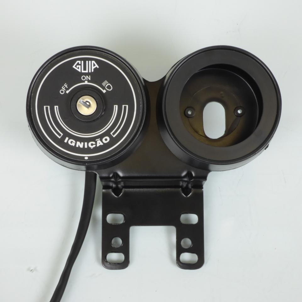 Support de compteur rond Ø60mm avec contacteur à clé neiman pour mobylette cyclo