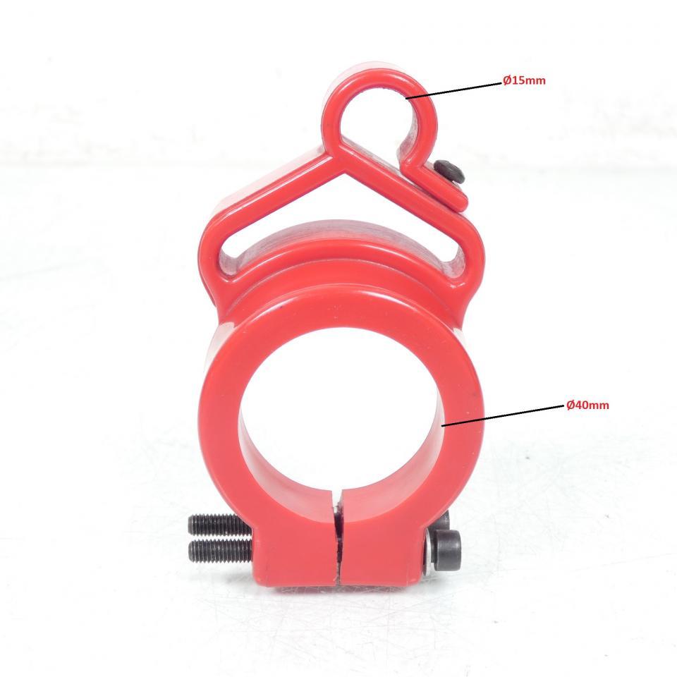 Support Rouge Guide durite câble de compteur pour moto Ø40mm Occasion