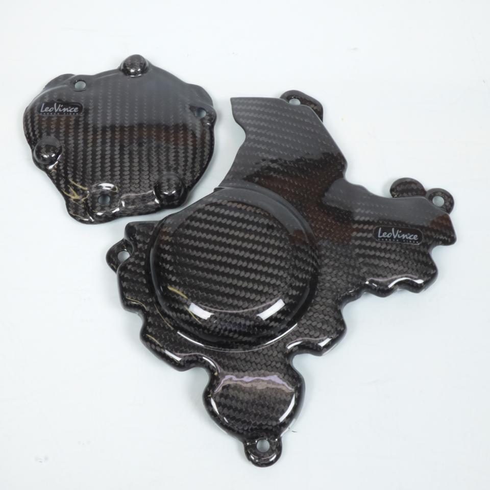 Cache carter allumage carbone Leovince pour moto Triumph 1050 Speed triple 2011-2013