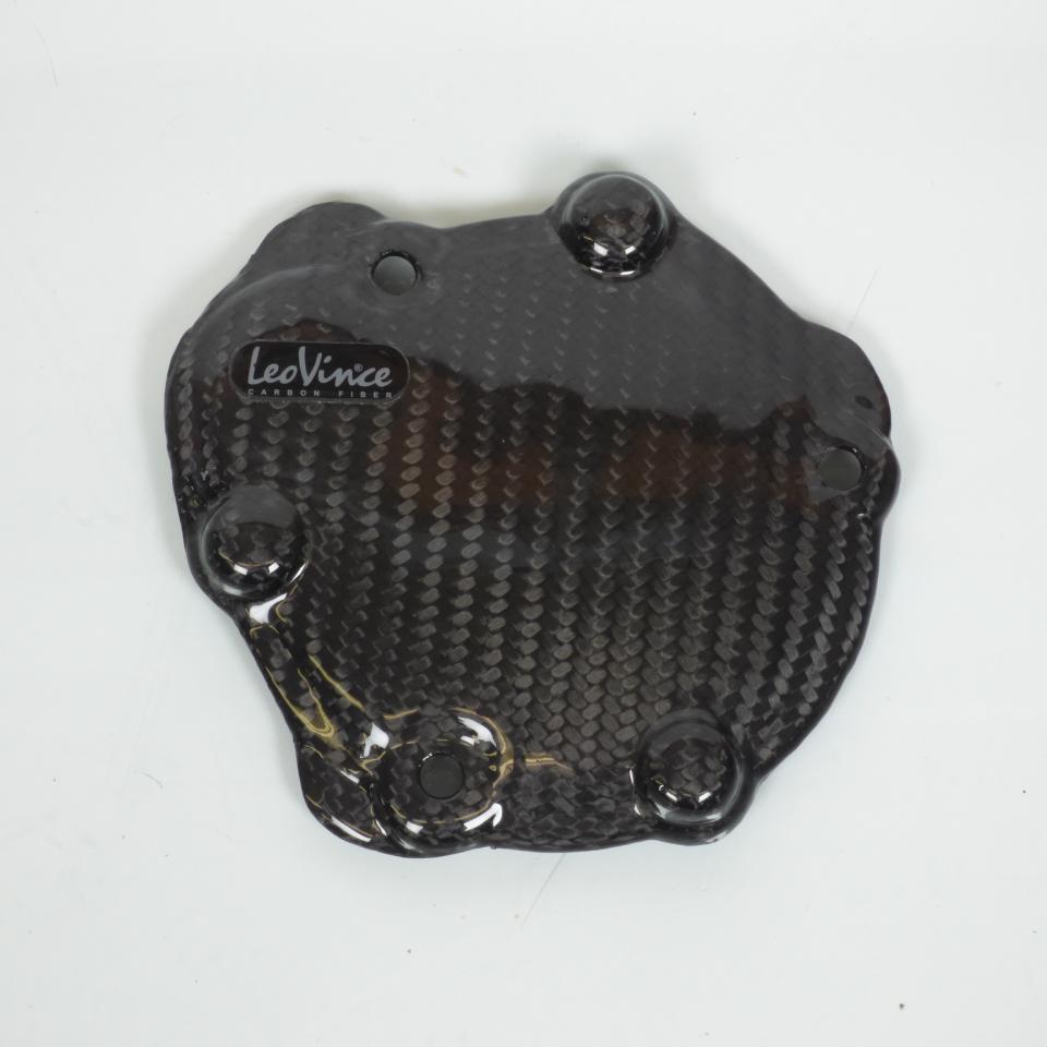 Cache carter allumage carbone Leovince pour moto Triumph 1050 Speed triple 2011-2013
