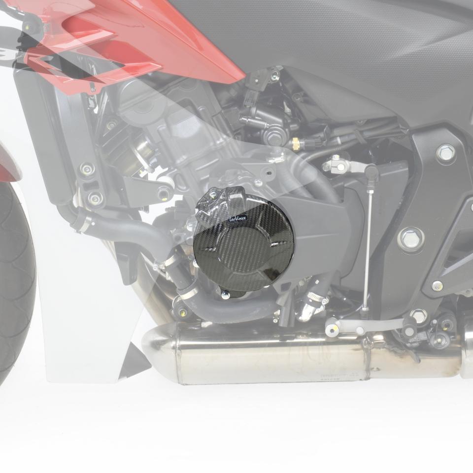 Cache carter alternateur carbone Leovince pour moto Honda CBR 600 F 2011 à 2012 Neuf
