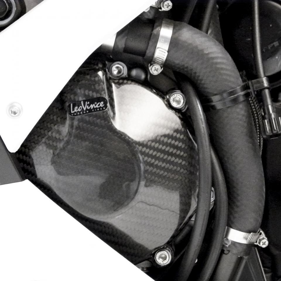 Cache carter alternateur carbone Leovince pour moto Kawasaki 600 Zx-6R Ninja 2009-12