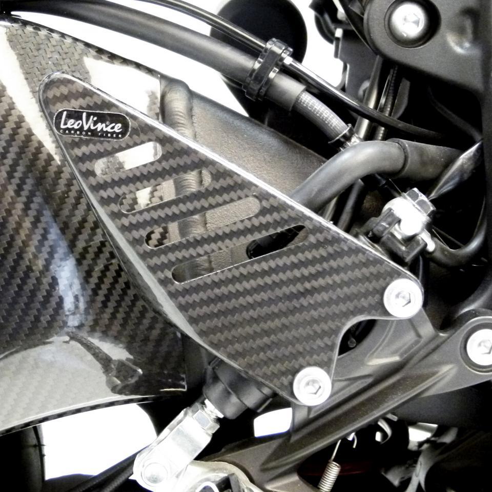 Protection de talon carbone Leovince pour moto Kawasaki 600 Zx-6 R Ninja 2009 à 2013