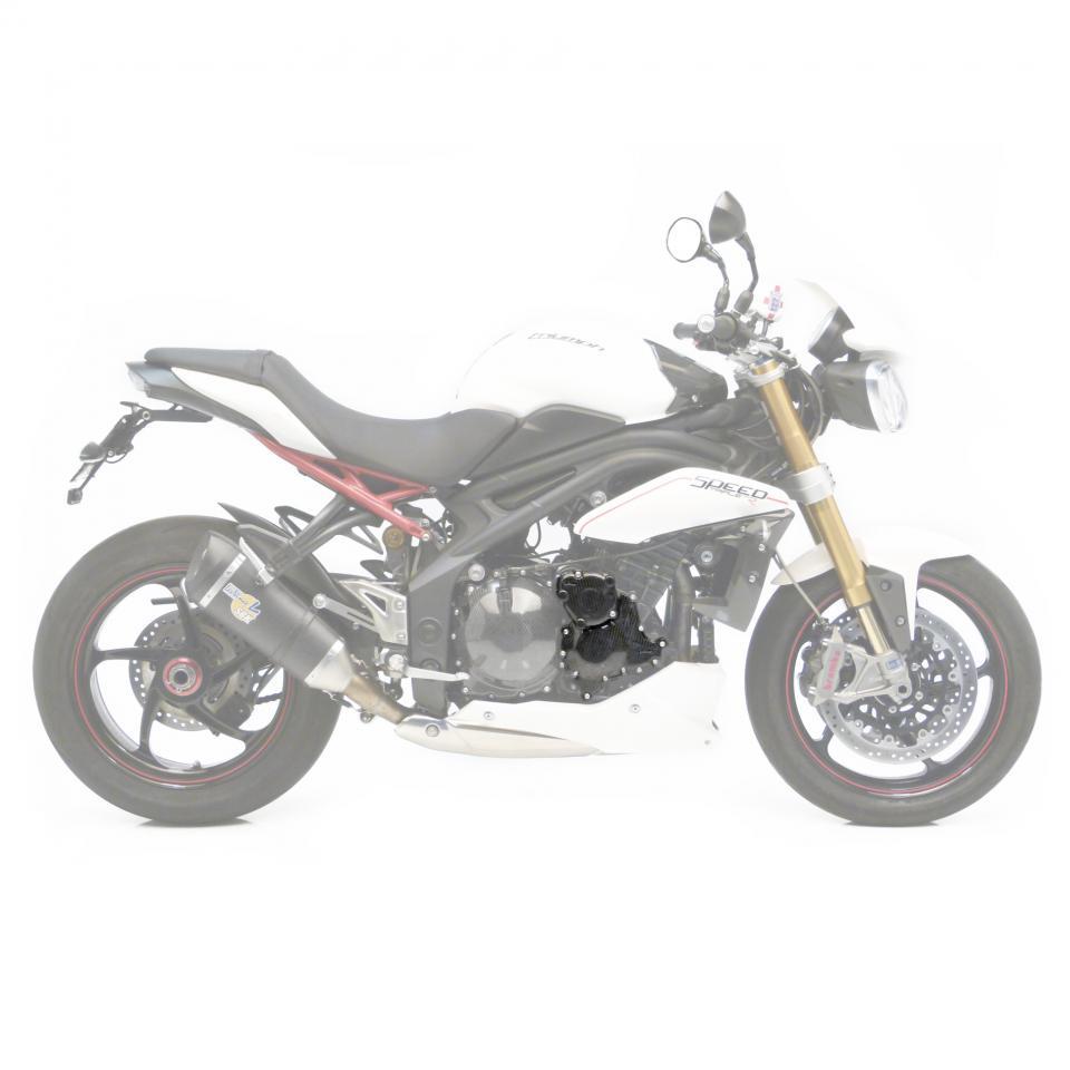 Cache carter allumage carbone Leovince pour moto Triumph 1050 Speed Triple R 2011-12