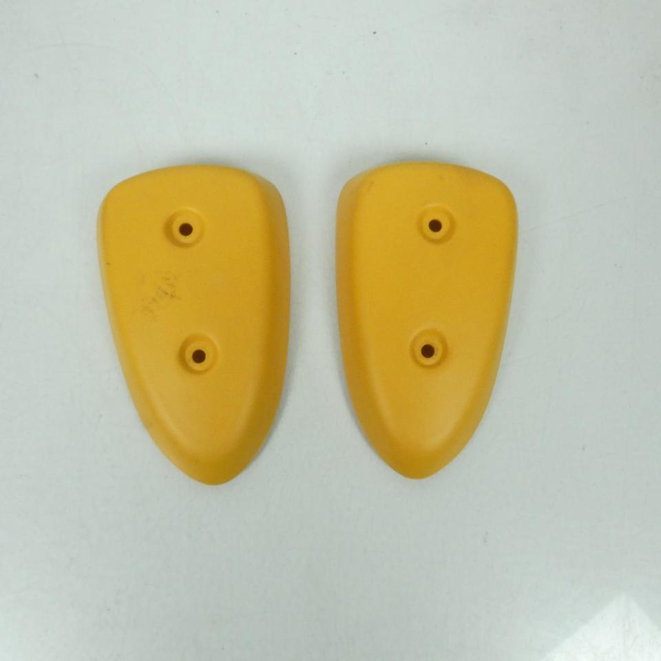 Paire pad protection AV pour scooter MBK 50 Stunt 5JH-F8371 5JH-F8371-50 Jaune